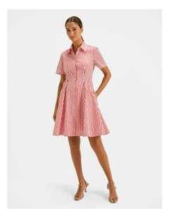 San Rio Shirt Dress in Sunrise/Ivory