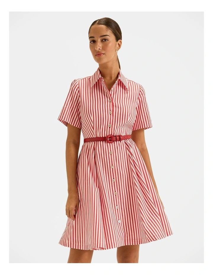 San Rio Shirt Dress in Sunrise/Ivory image 3