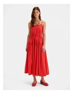 Rene Midi Dress in Sunrise