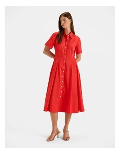 Gale Shirt Dress in Sunrise