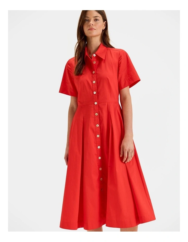Gale Shirt Dress in Sunrise image 3