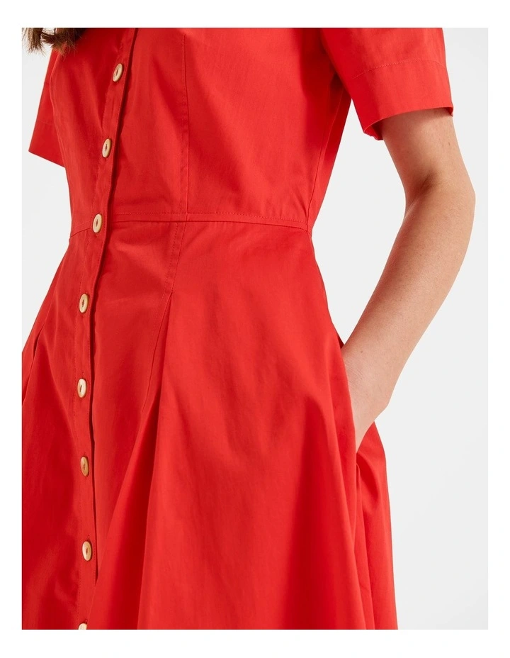 Gale Shirt Dress in Sunrise image 5