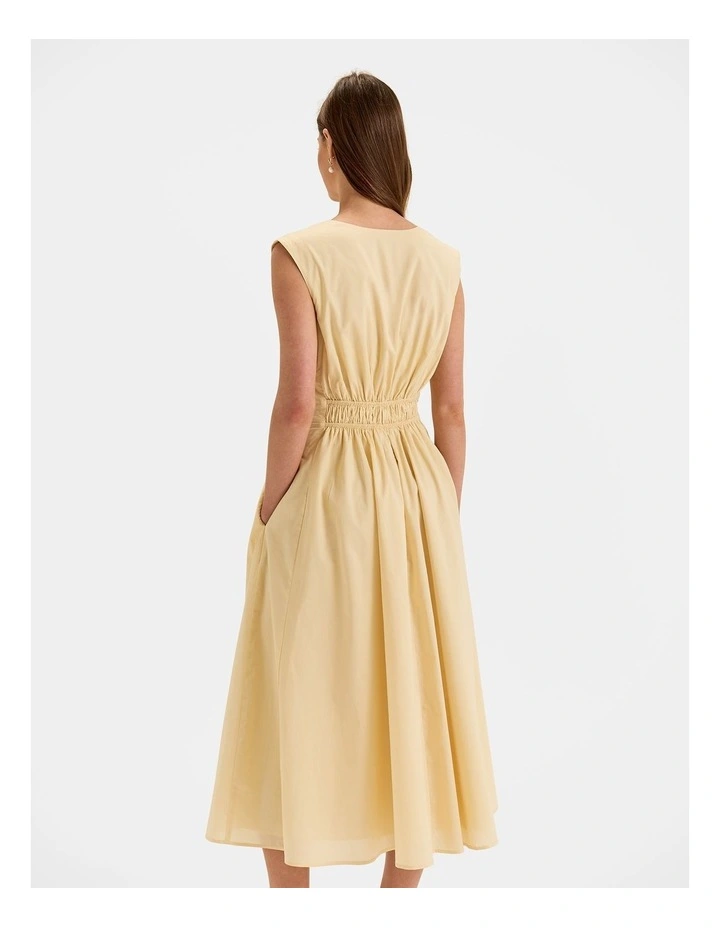 Bora Midi Dress in Buttercup Yellow image 2