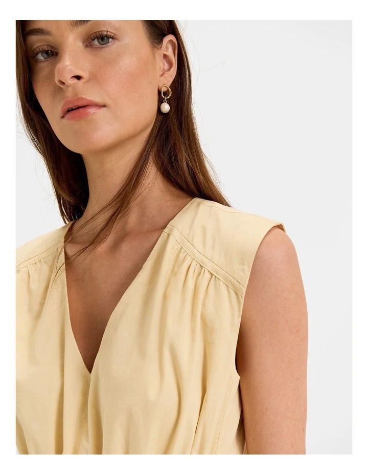 Bora Midi Dress in Buttercup Yellow image 3