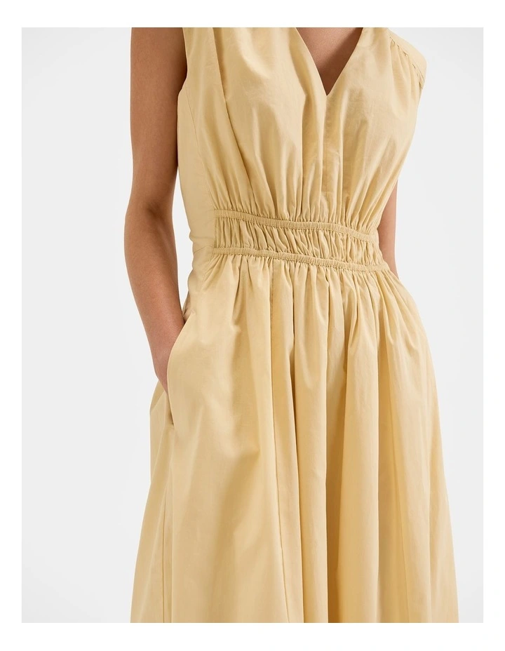 Bora Midi Dress in Buttercup Yellow image 4