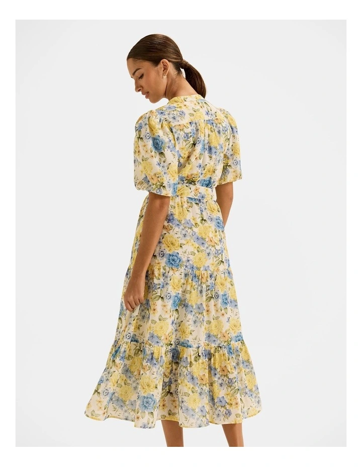 Elba Midi Dress in Ivory image 2