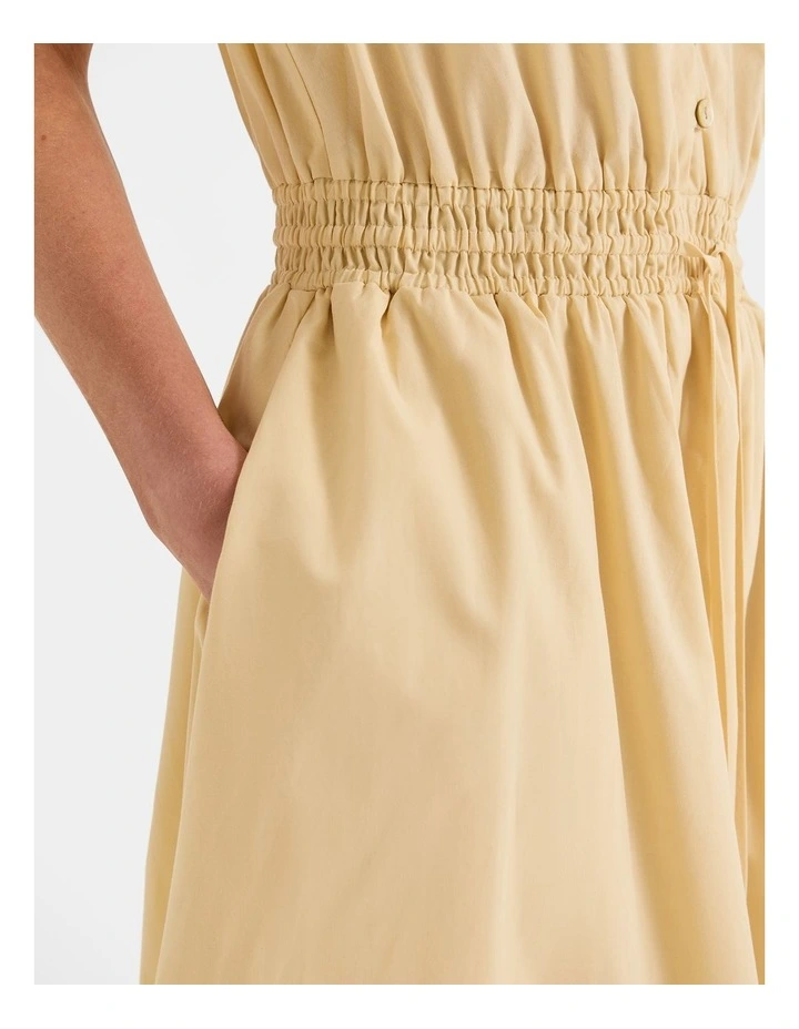 Chiara Midi Dress in Buttercup Yellow image 3