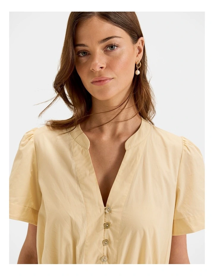 Chiara Midi Dress in Buttercup Yellow image 4