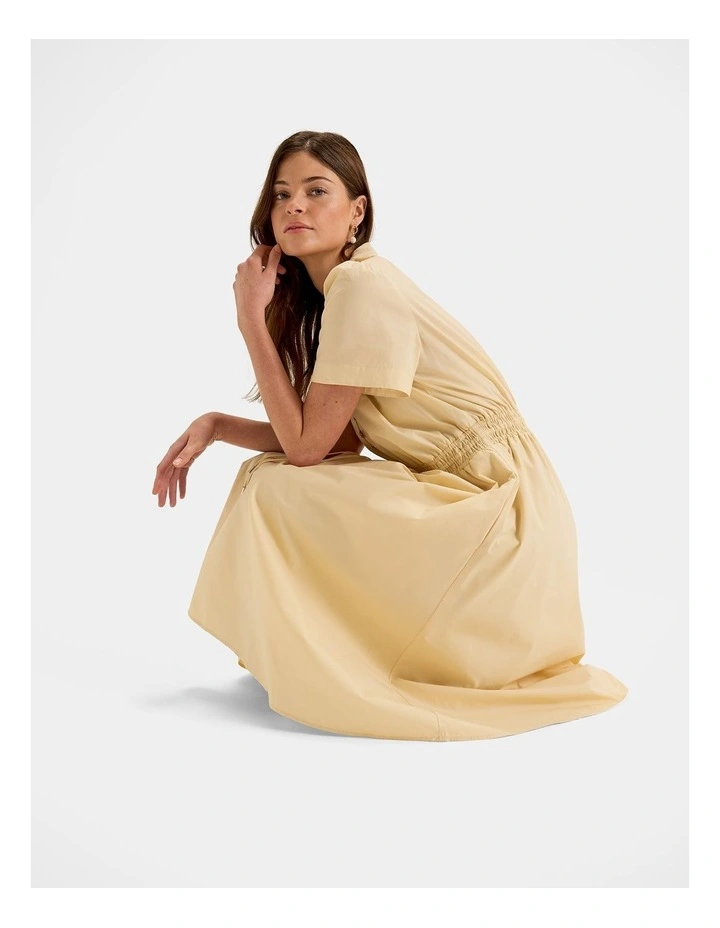 Chiara Midi Dress in Buttercup Yellow image 5