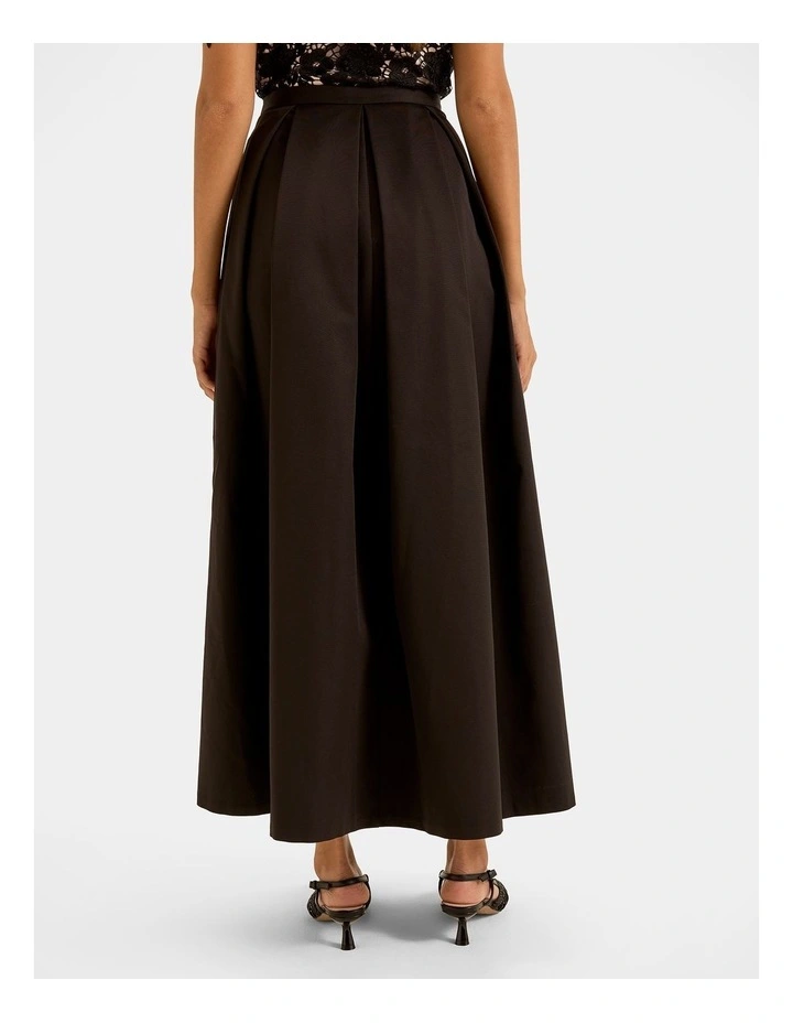 Bloom Maxi Ball Skirt in Black image 2