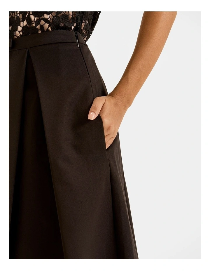Bloom Maxi Ball Skirt in Black image 6
