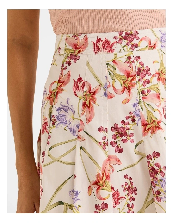 Tropics Maxi Skirt in Ivory image 5