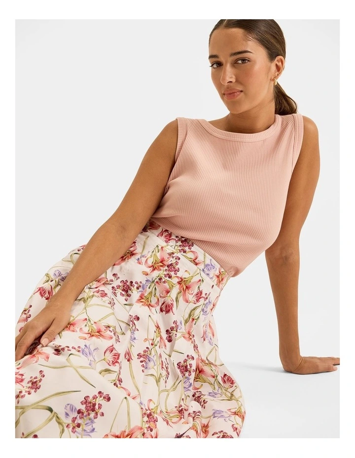 Tropics Maxi Skirt in Ivory image 6