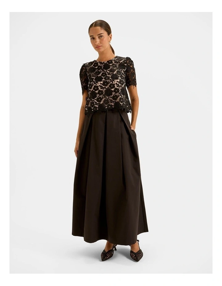 Bloom Lace Top in Black image 6