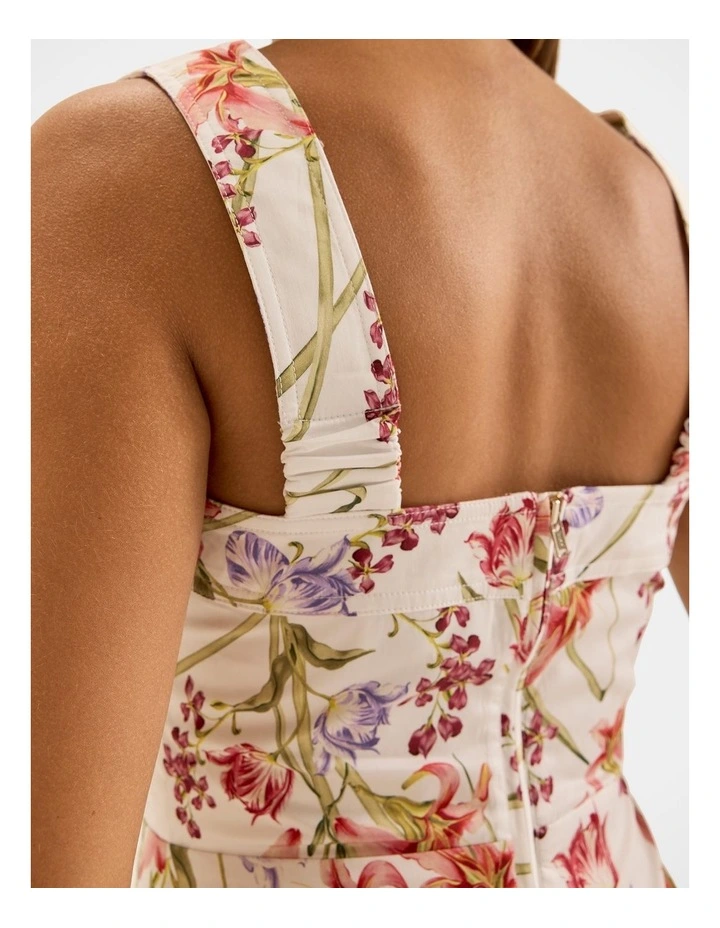 Tropics Crop Top in Ivory image 3