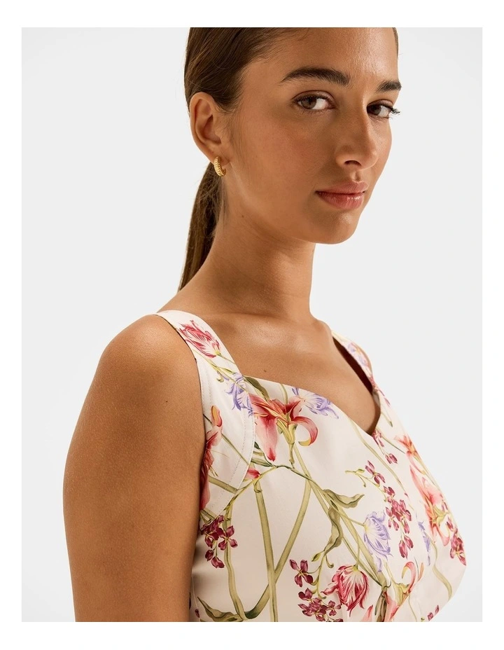 Tropics Crop Top in Ivory image 4