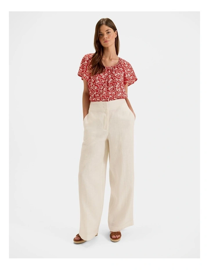 St Lucia Blouse in Hibiscus image 6