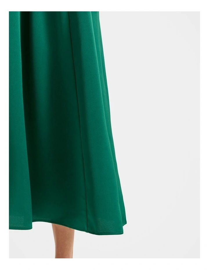 Montague Cowl Neck Dress in Emerald image 6