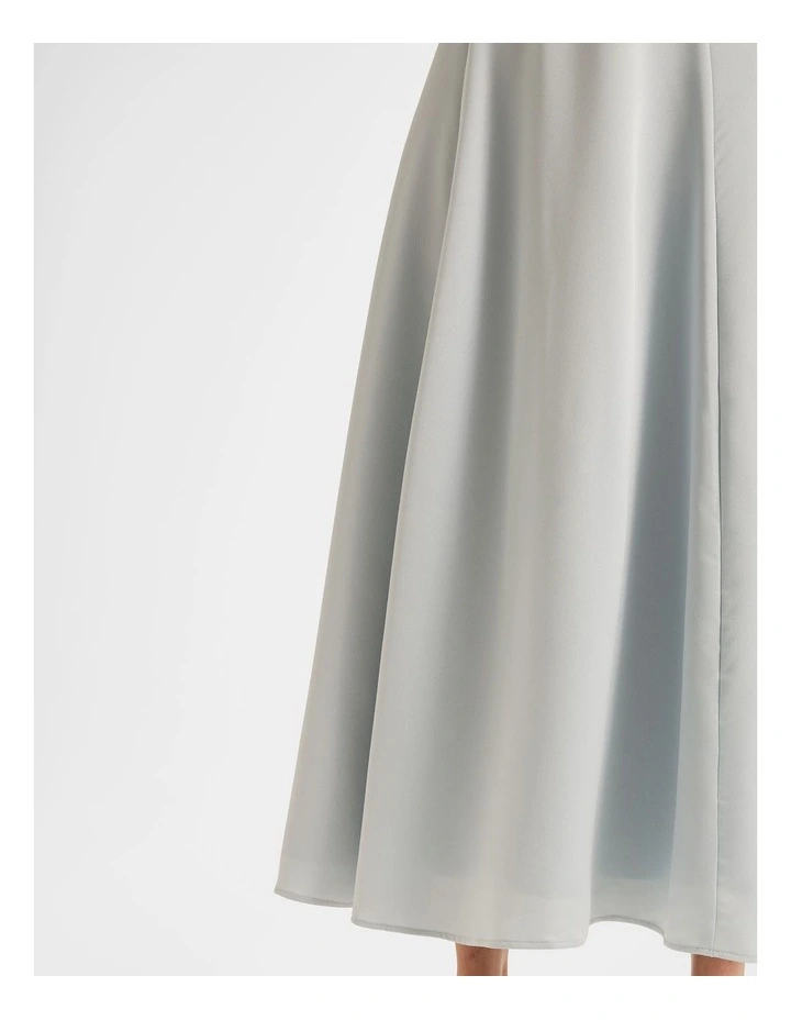 Montague Cowl Neck Dress in Honeydew image 6