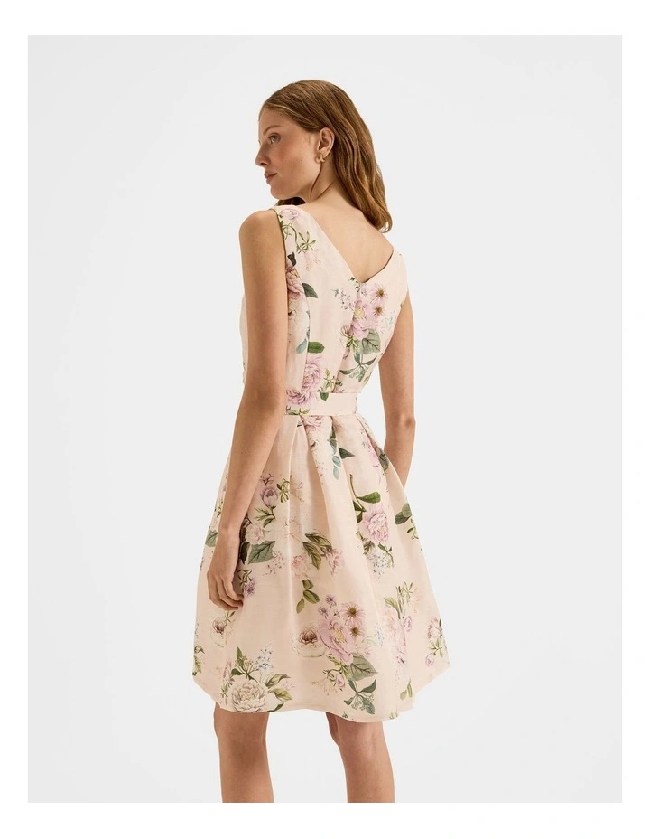 Sunset Rose Floral Dress in Multi image 2