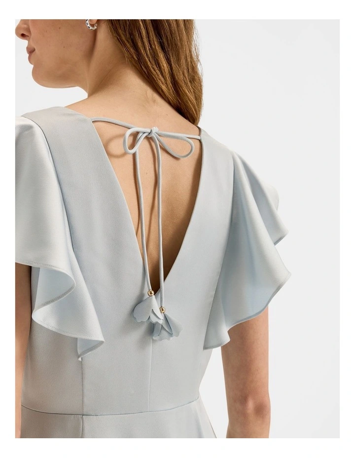 Montreal Flounce Sleeve Dress in Honeydew image 3