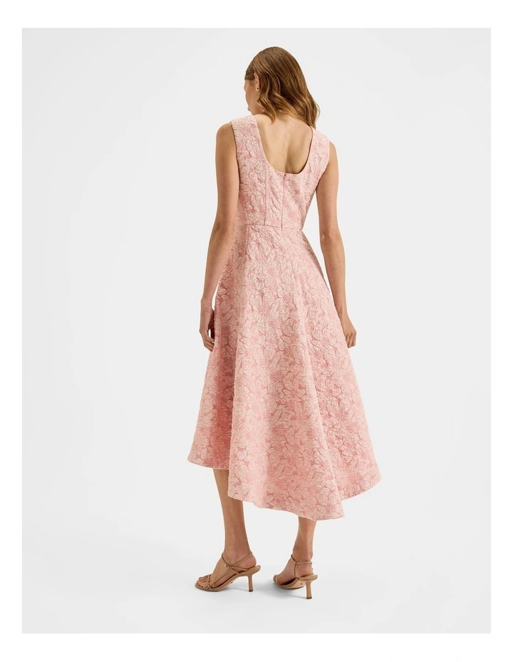 Azalea Midi Dress in Dusty Pink image 2