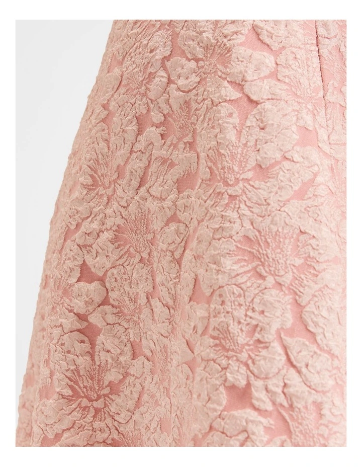 Azalea Midi Dress in Dusty Pink image 4