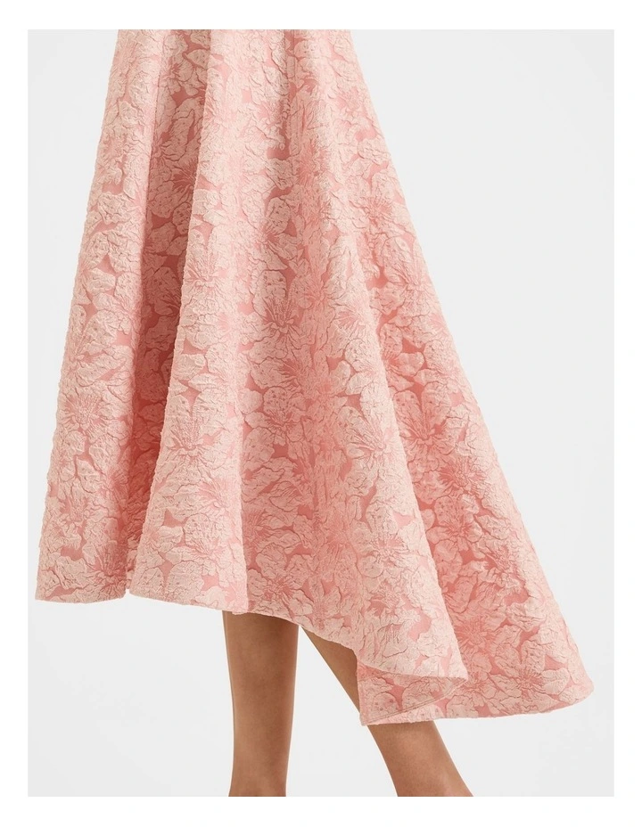Azalea Midi Dress in Dusty Pink image 5