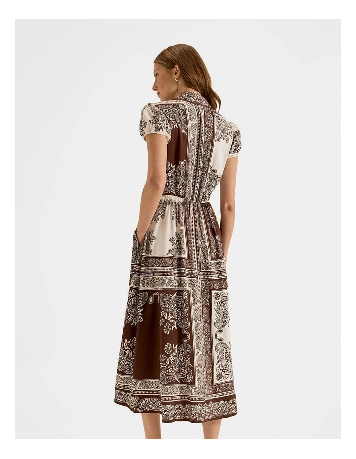 Trinity Shirt Dress in Chocolate image 2