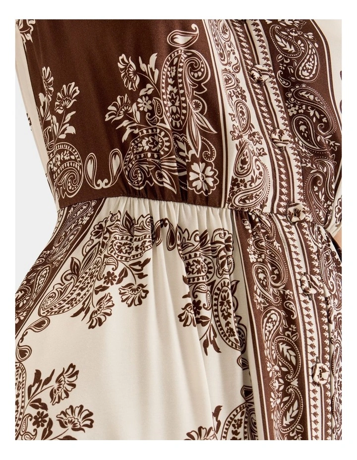 Trinity Shirt Dress in Chocolate image 5