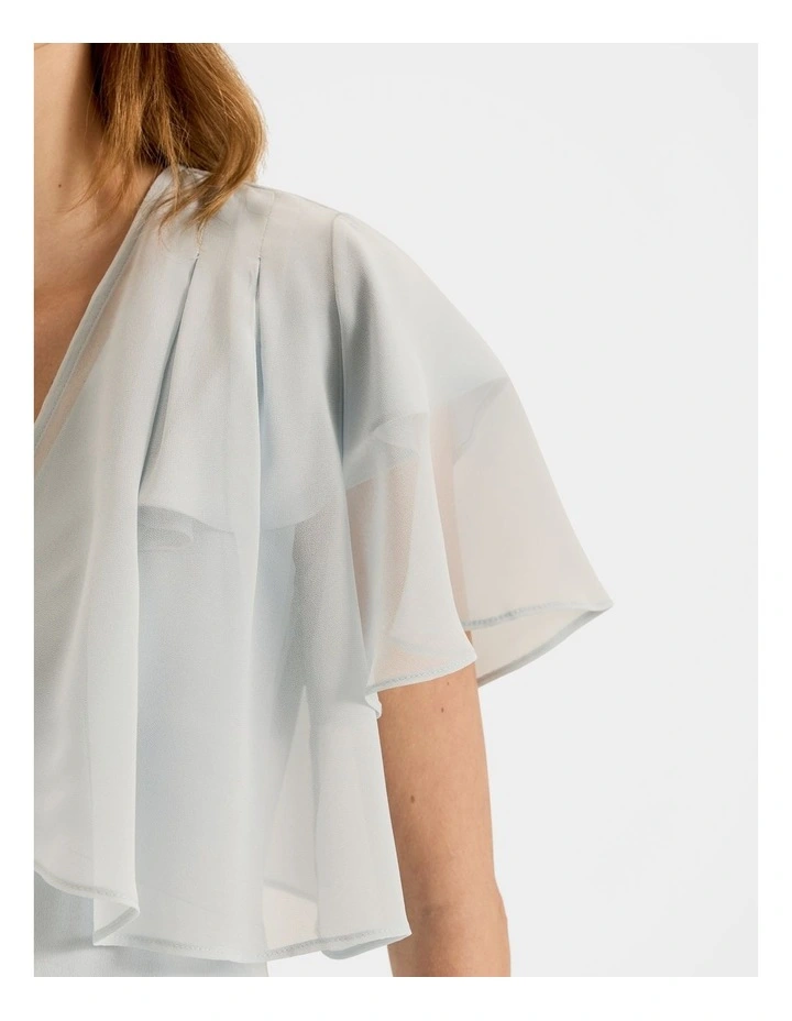 Petal Bolero Coat in Honeydew image 3