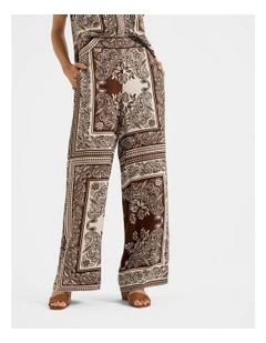 Trinity Palazzo Pants in Chocolate