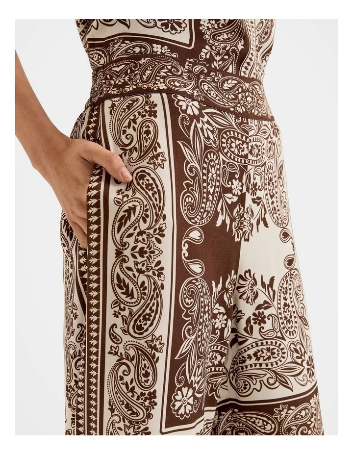 Trinity Palazzo Pants in Chocolate image 4