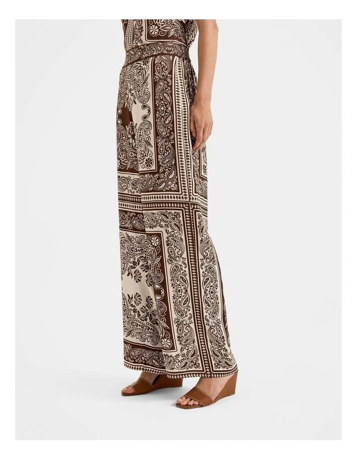 Trinity Palazzo Pants in Chocolate image 5