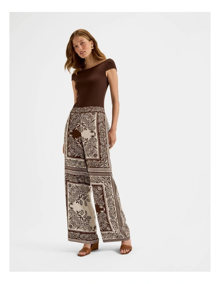 Isla Ribbed Top in Chocolate image 6