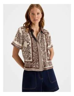 Trinity Shirt in Chocolate