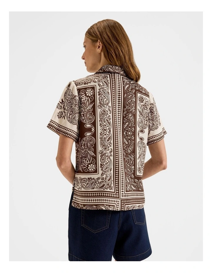 Trinity Shirt in Chocolate image 2