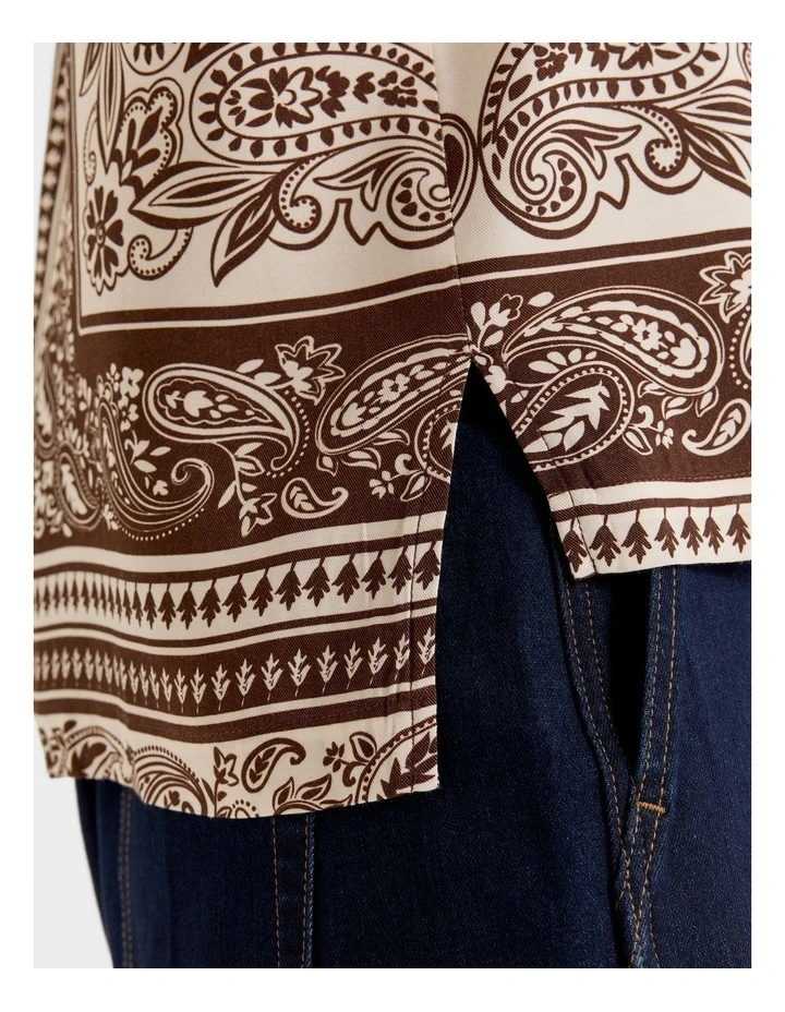 Trinity Shirt in Chocolate image 5