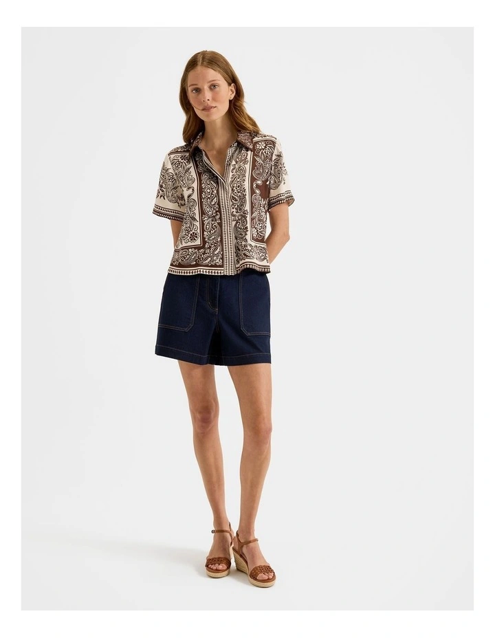 Trinity Shirt in Chocolate image 6