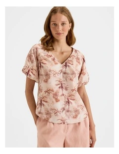 Airlie Blouse Top in Multi