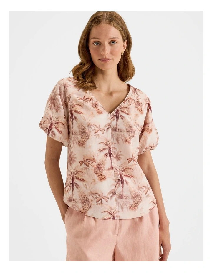 Airlie Blouse Top in Multi image 1