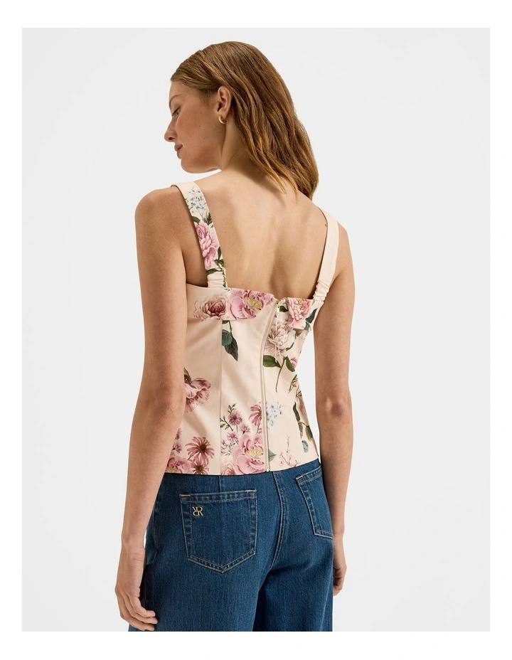 Sunset Rose Top in Multi image 2