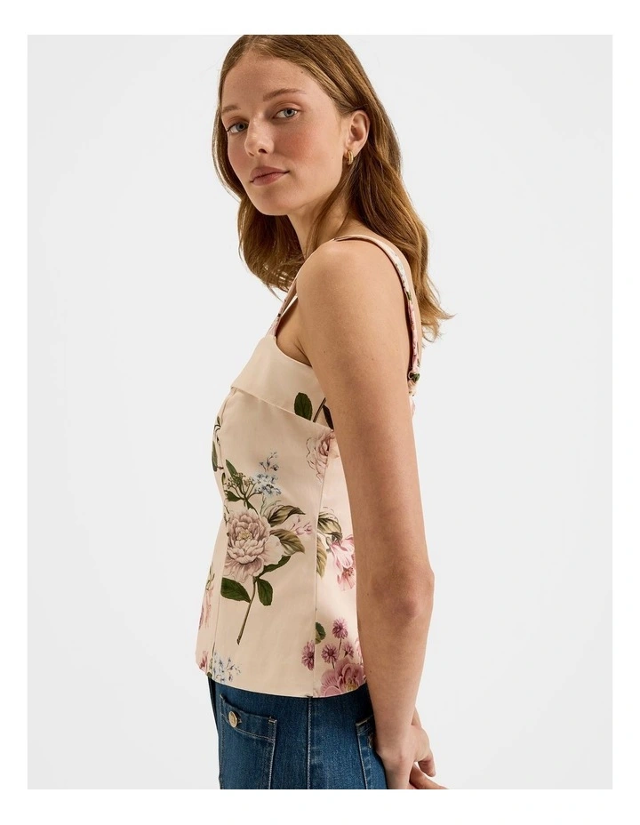 Sunset Rose Top in Multi image 4