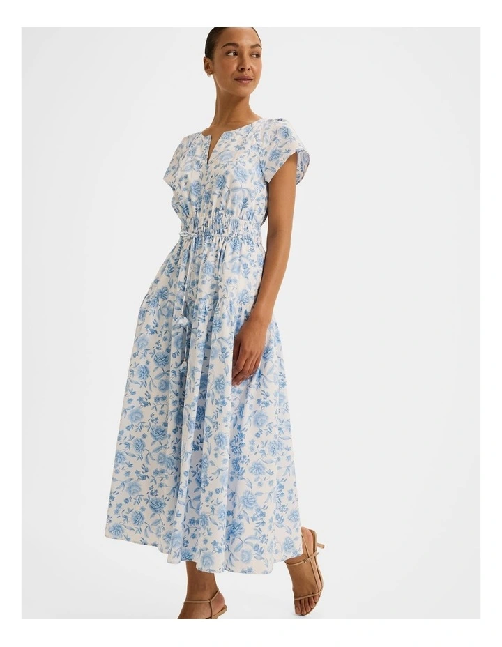 Charlotte Floral Sun Dress in Ivory image 5