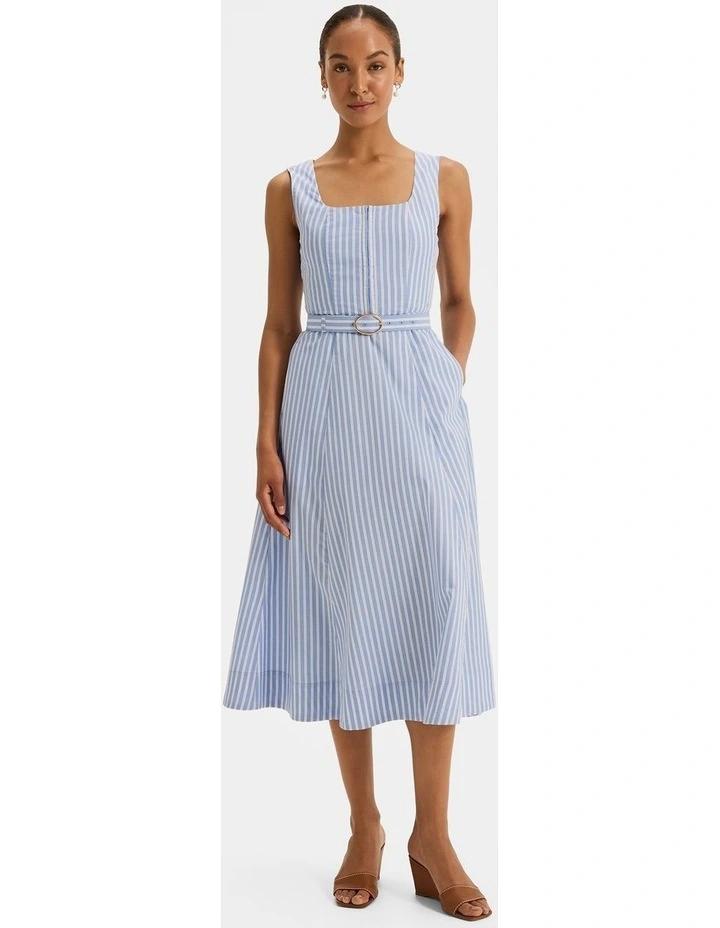 Ivy Sun Dress in Blue Stripe image 1