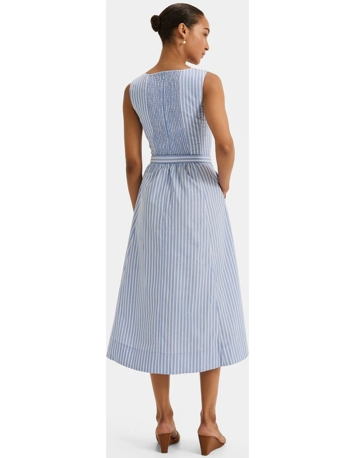 Ivy Sun Dress in Blue Stripe image 2