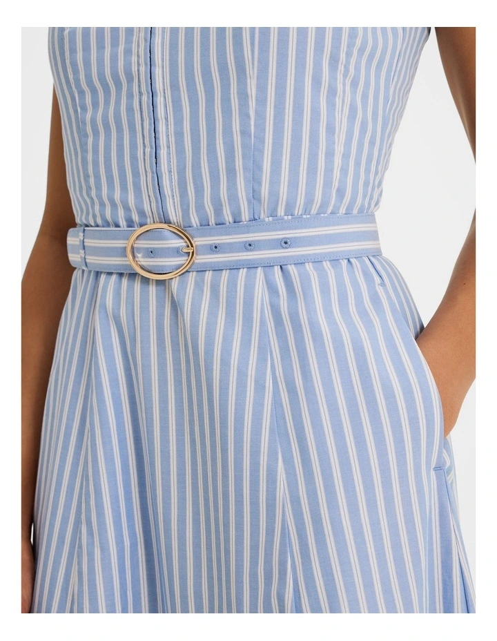 Ivy Sun Dress in Blue Stripe image 4