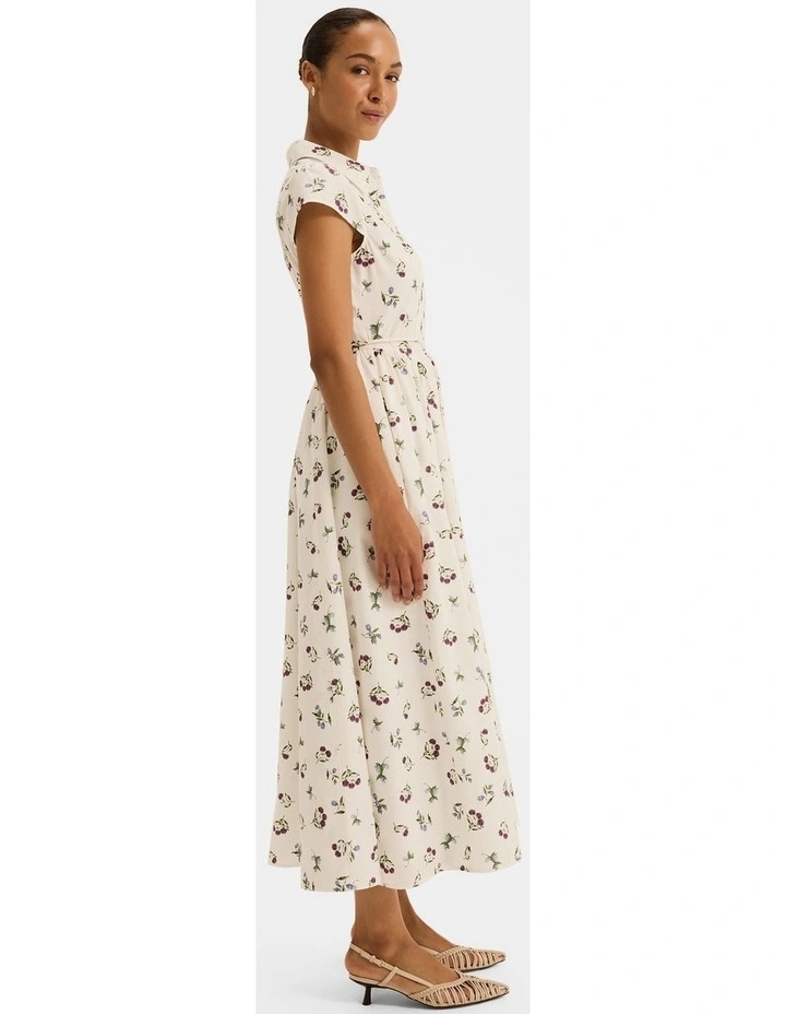 Eliza Shirt Dress in Ivory image 6