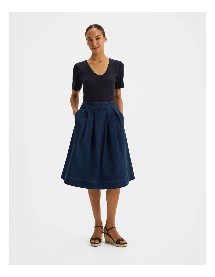 Valetta Knit Top in Ink image 6