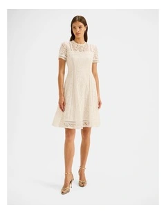 Lacie Dress in Ivory